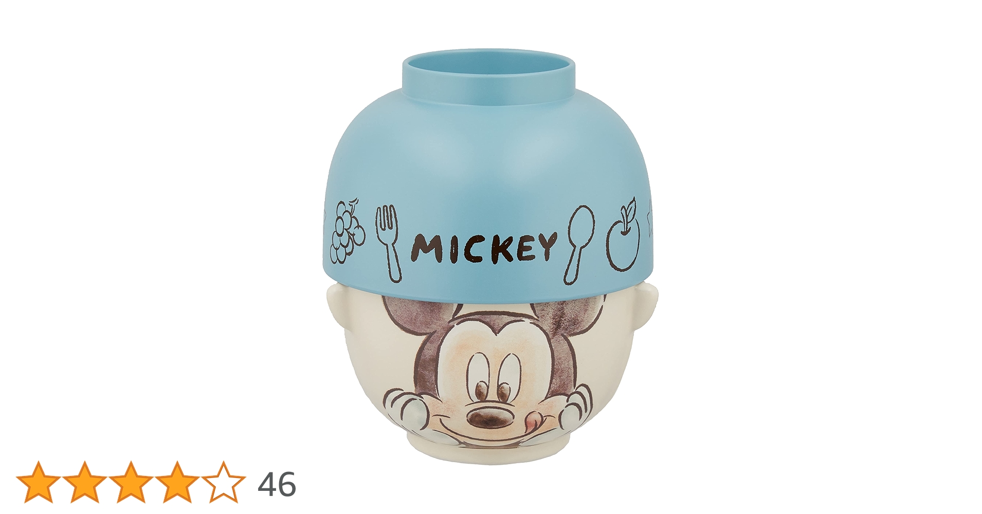 Amazon｜ディズニー ミッキーマウス 汁椀・お茶碗 セット 大 約